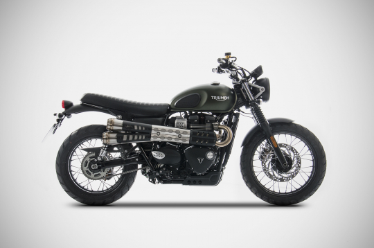 TRIUMPH SCRAMBLER 900 2017-22 - N. 2 SILENCERS